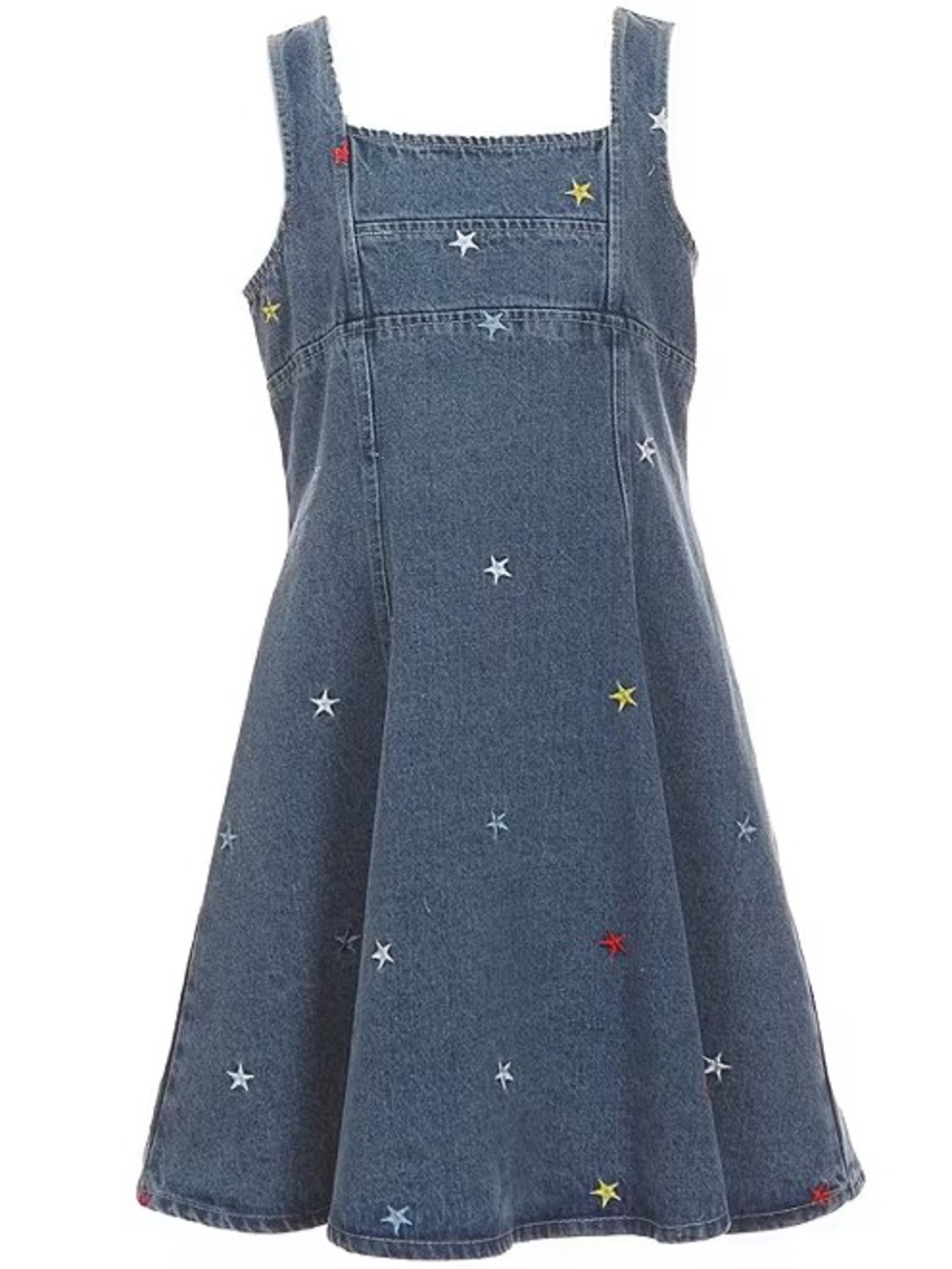 Hannah banana by Sara sara sz 14 Jean embroidered sleeveless dress